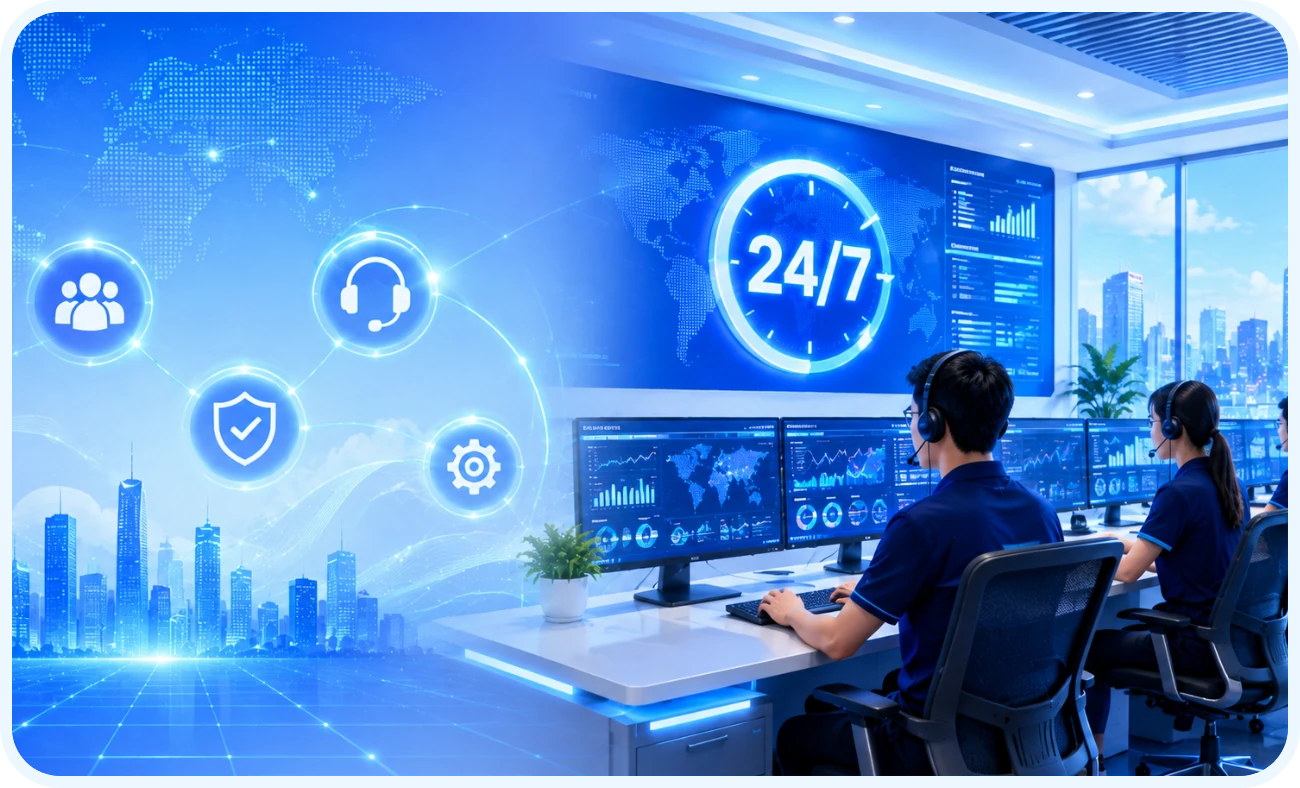 Đội ngũ vận hành Data Center VNPT
